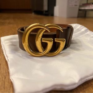 Gucci belt - tan barely worn